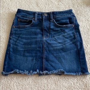 American Eagle Dark Washed Jean Skirt